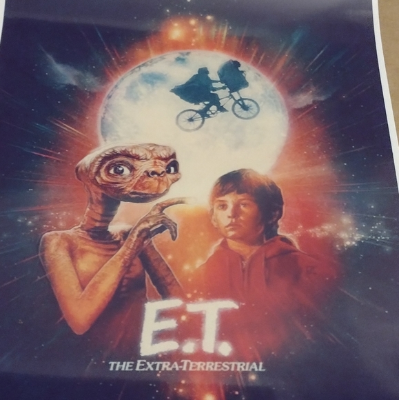 E.T. ULTRA PREMIUM GLOSSY 8.5x11 MOVIE COLOR ART WALL/LOCKER REPRINT POSTER - Picture 3 of 8